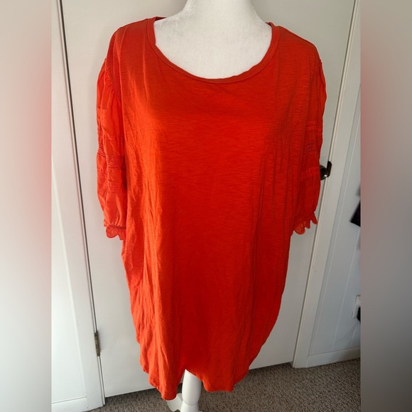 Ralph Lauren Orange Relaxed Oversized Tunic size 3X - Picture 1 of 9